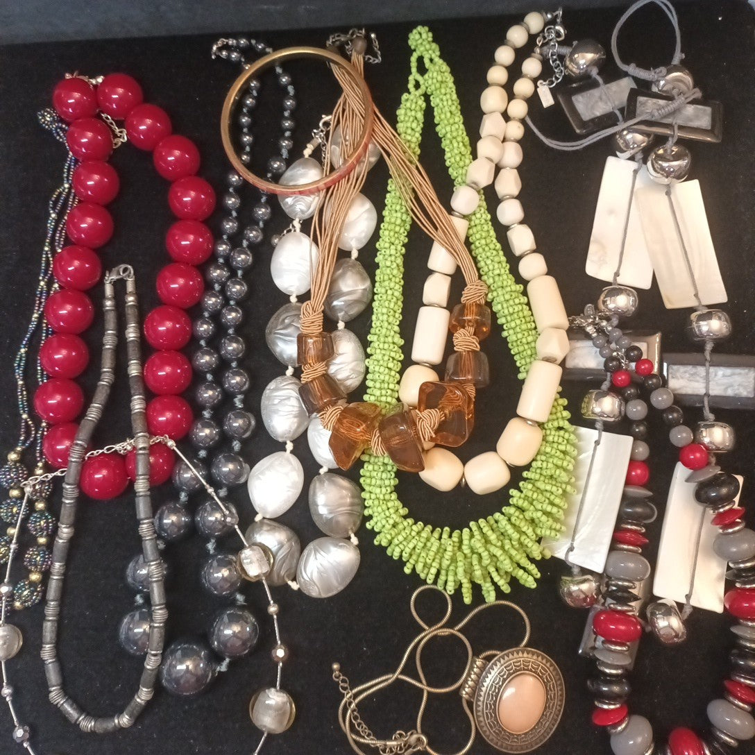Costume Jewellery Necklaces Bracelets Bundle Joblot Mixed Lot