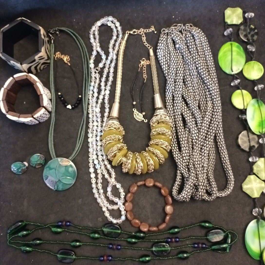 Costume Jewellery Necklaces Bracelets Bundle Joblot Mixed Lot