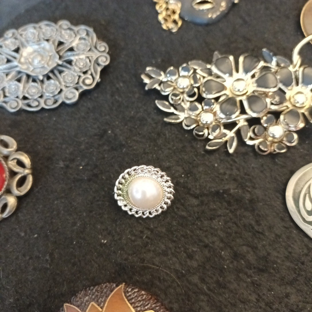 Brooch Bundle Costume Jewellery Brooches Mixed Lot