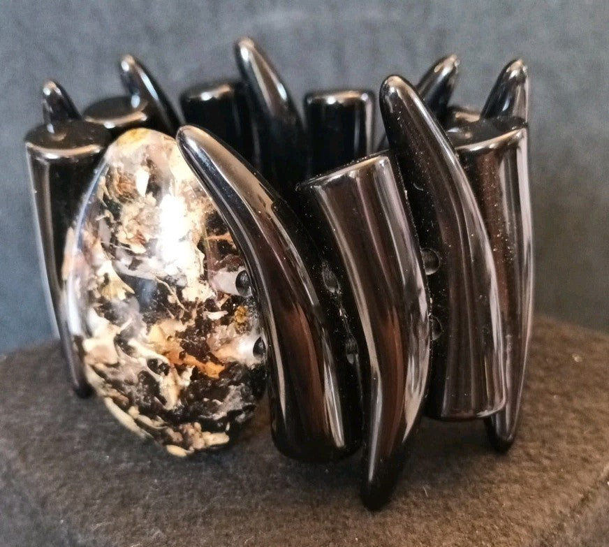 Carlos Sobral Jackie Brazil Signed Safari Tusk Cuff Bracelet