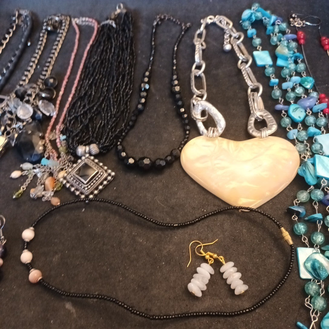 Costume Jewellery Necklaces Bracelets Bundle Joblot Mixed Lot