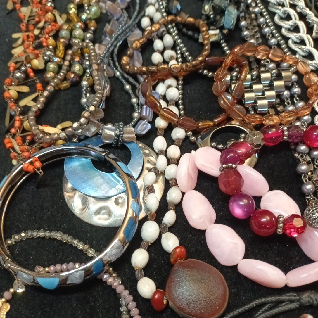 Costume Jewellery Necklaces Bracelets Bundle Joblot Mixed Lot