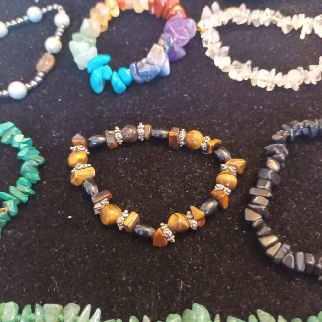 Gemstone Chips Necklaces and Bracelets Bundle Joblot Mixed lot