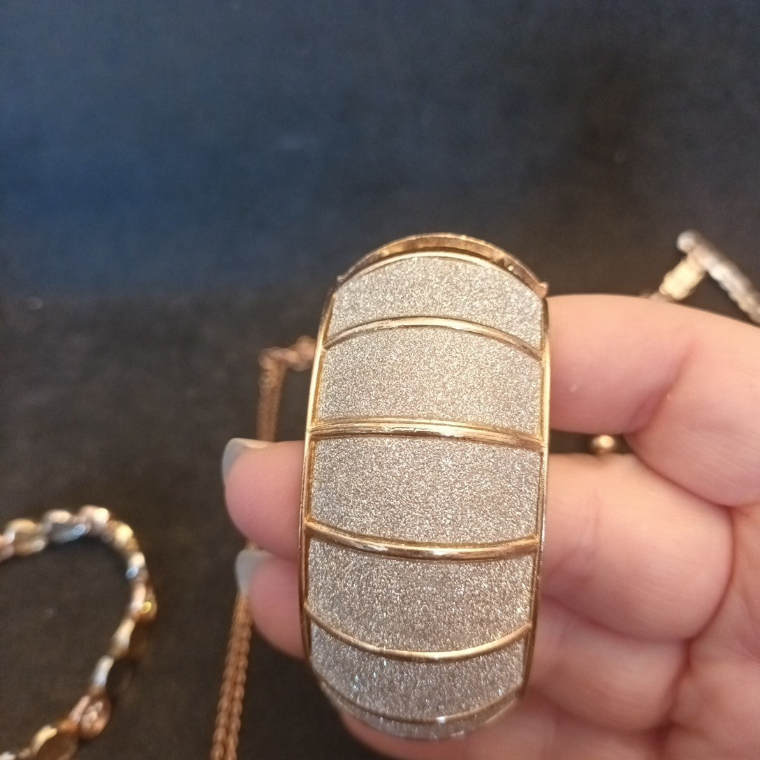 Rose Gold Costume Jewellery Necklaces Bracelets Bundle Joblot