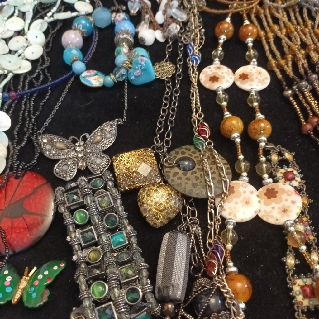 Costume Jewellery Necklaces Bracelets Bundle Joblot Mixed Lot