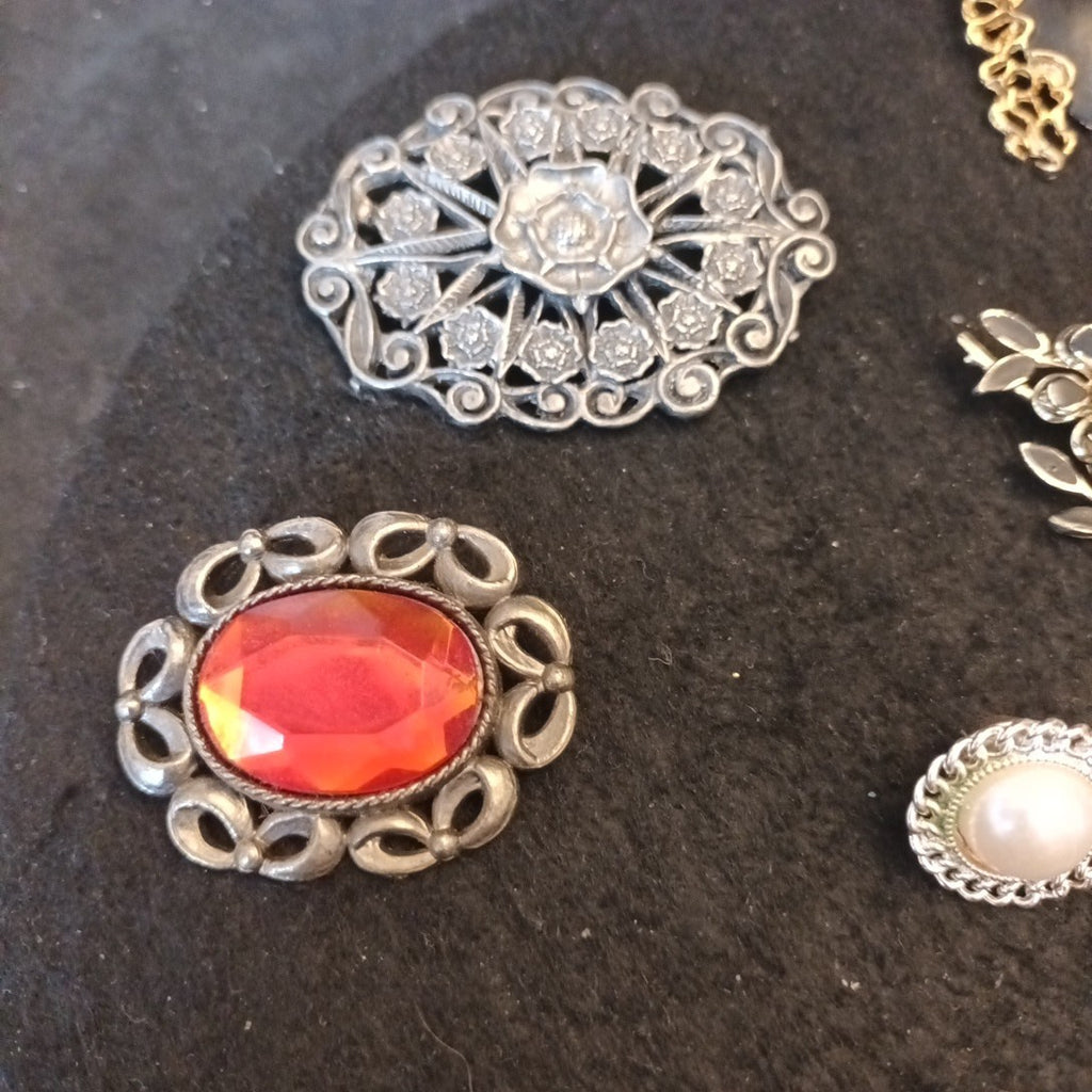Brooch Bundle Costume Jewellery Brooches Mixed Lot