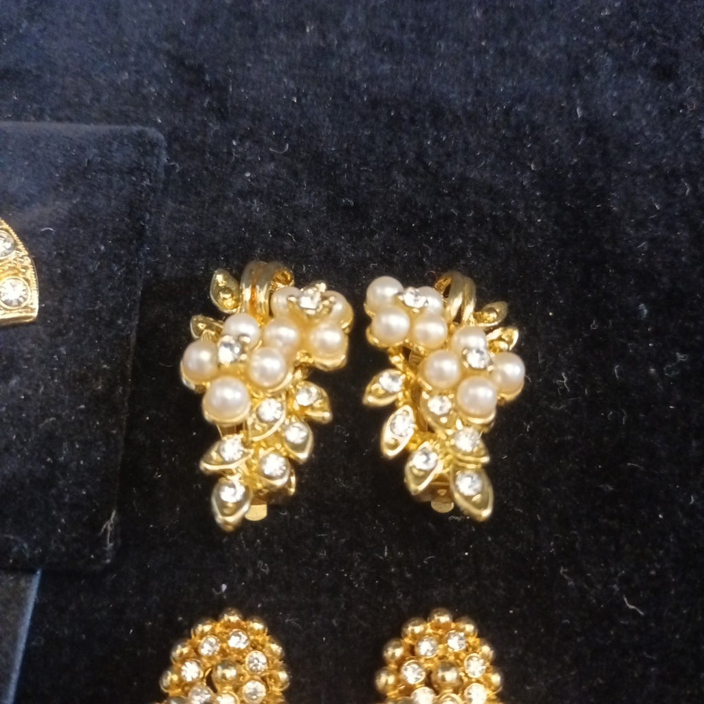 Clip On Earrings. Costume Jewellery Bundle