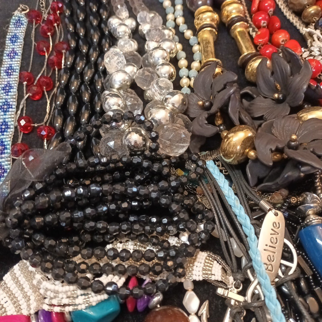 Costume Jewellery Necklaces Bracelets Bundle Joblot Mixed Lot