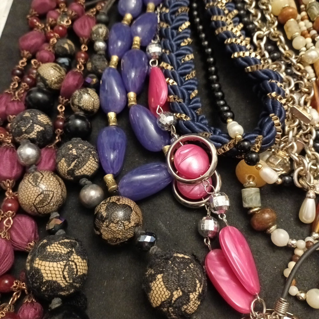 Costume Jewellery Necklaces Bracelets Bundle Joblot Mixed Lot 