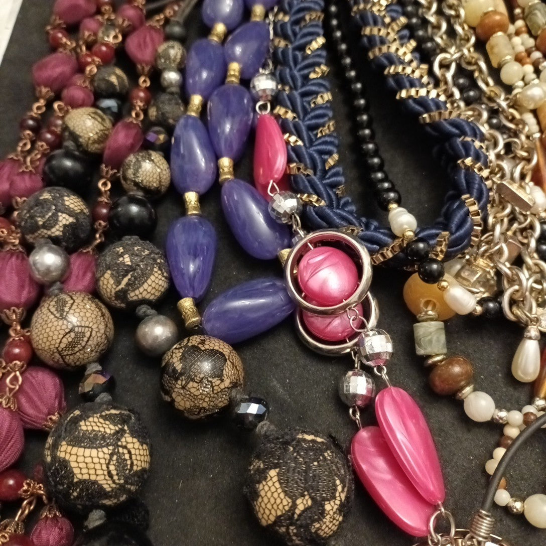 Costume Jewellery Necklaces Bracelets Bundle Joblot Mixed Lot 