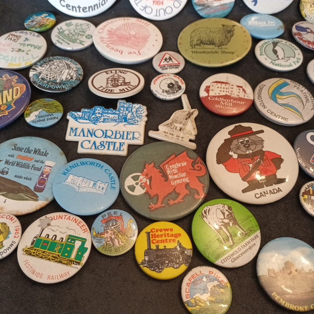 Badges Button Badges Pins Bundle Assorted Lot