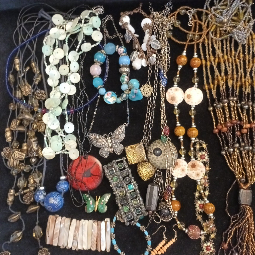 Costume Jewellery Necklaces Bracelets Bundle Joblot Mixed Lot