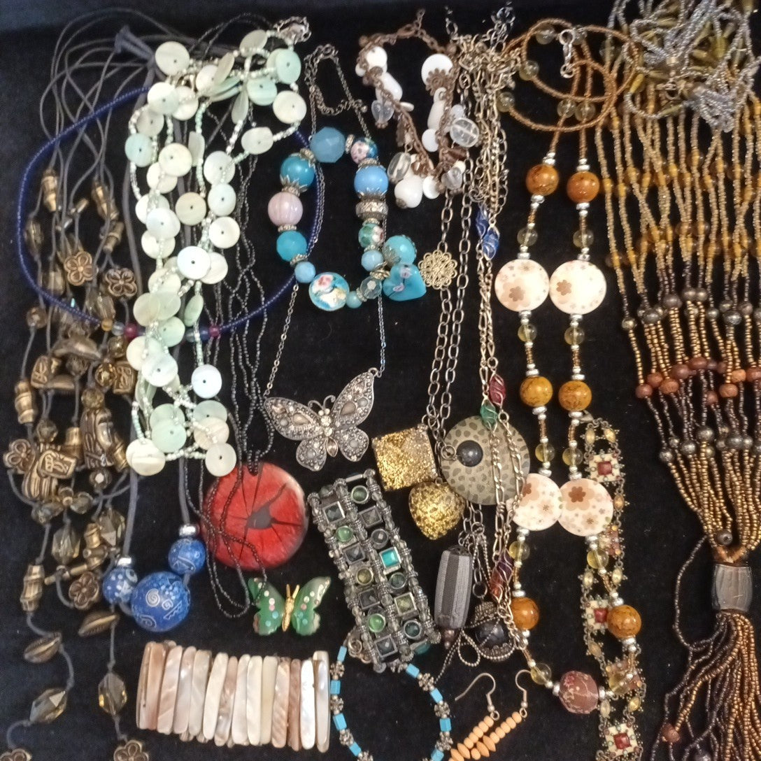 Costume Jewellery Necklaces Bracelets Bundle Joblot Mixed Lot