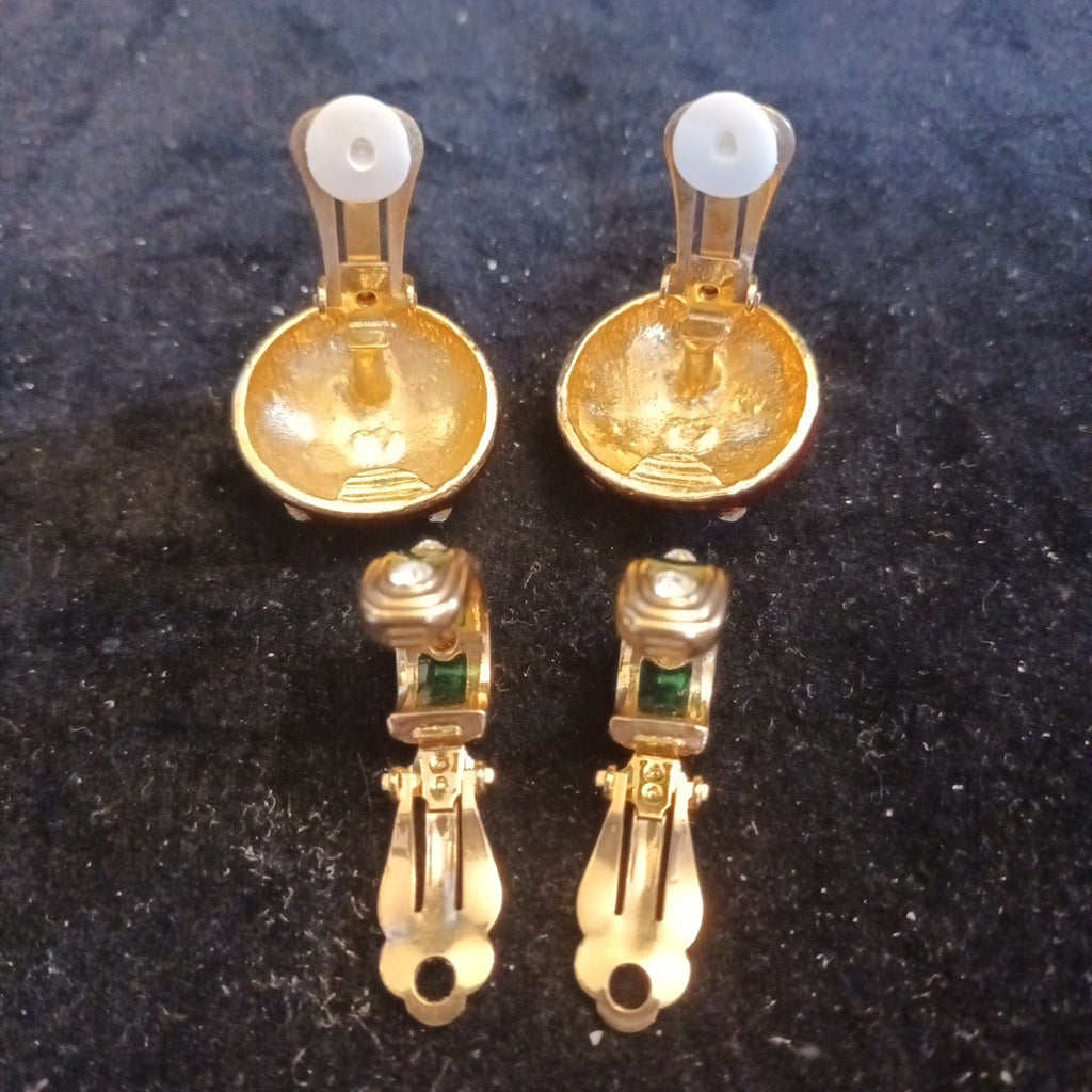 Clip On Earrings. Costume Jewellery Bundle