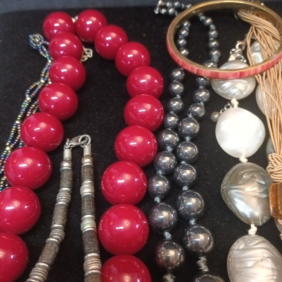 Costume Jewellery Necklaces Bracelets Bundle Joblot Mixed Lot