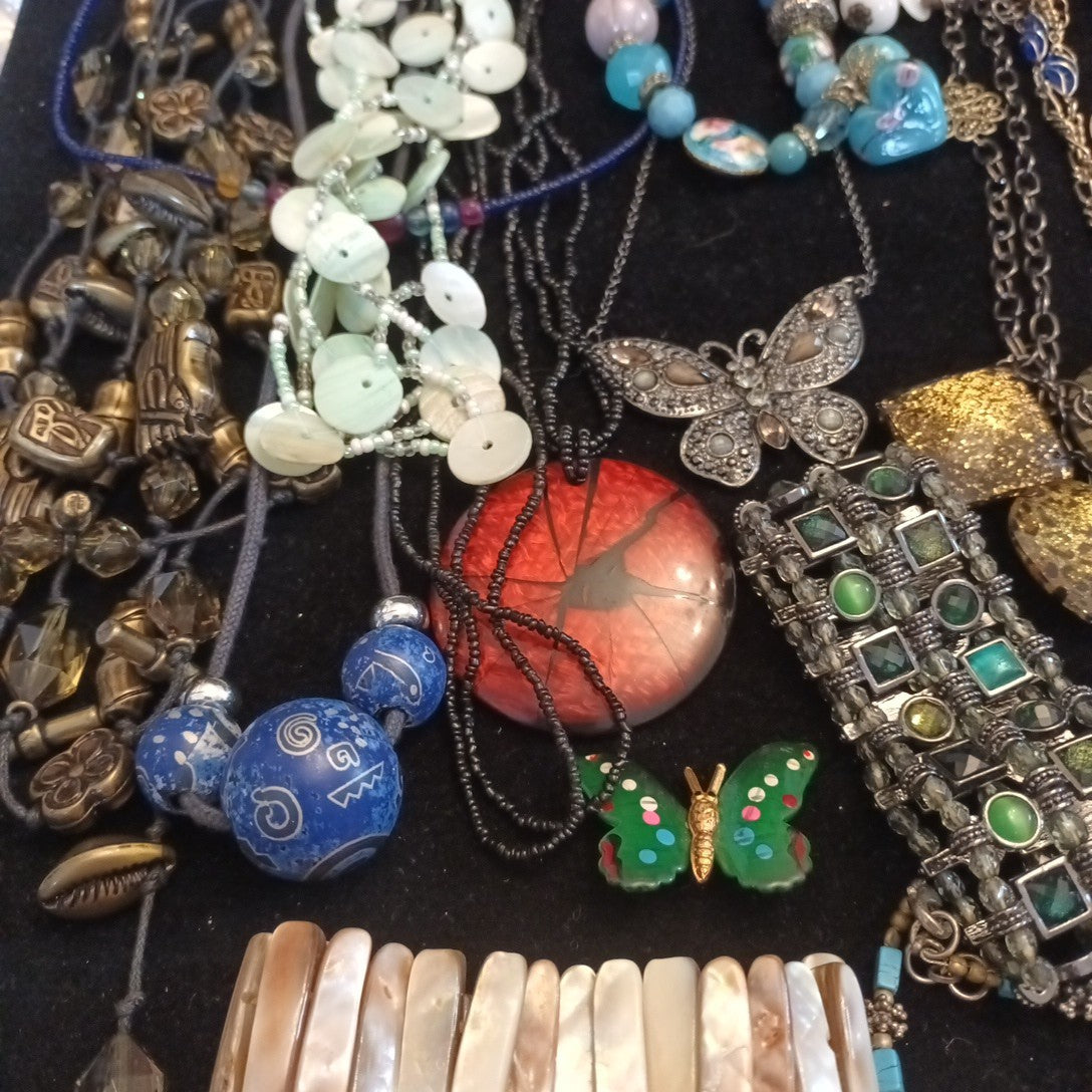 Costume Jewellery Necklaces Bracelets Bundle Joblot Mixed Lot