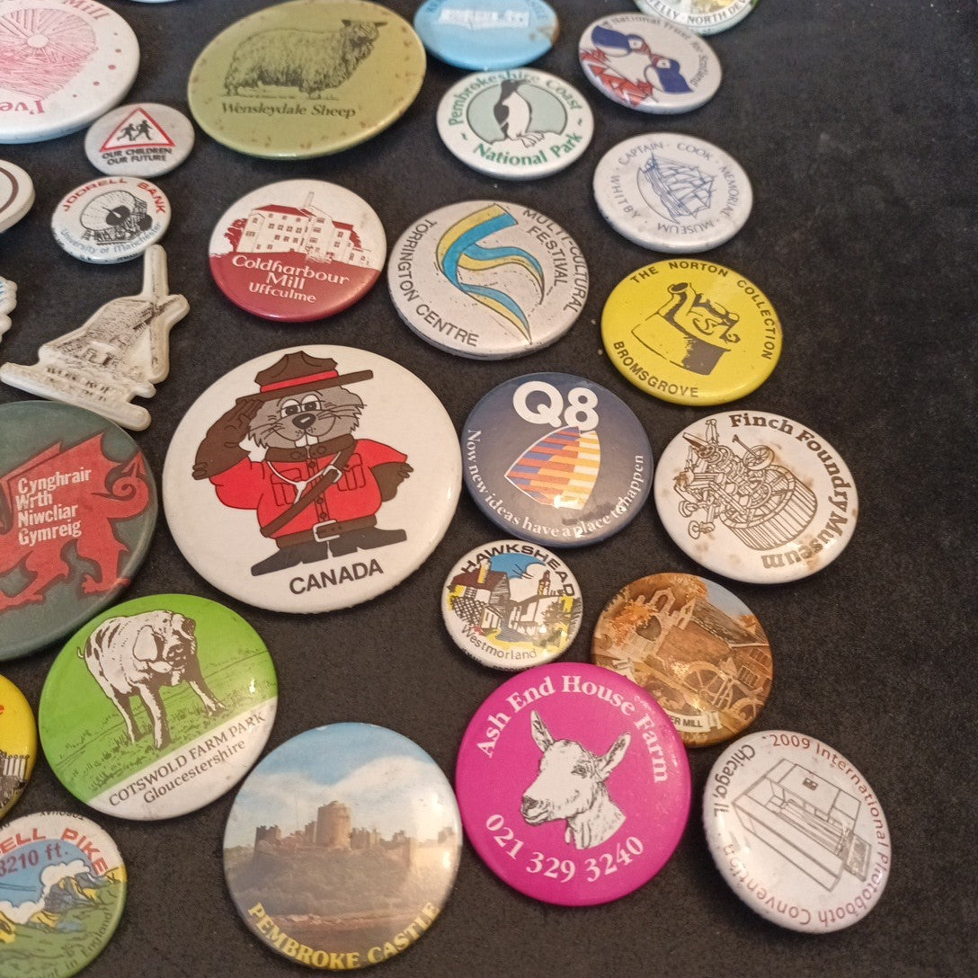 Badges Button Badges Pins Bundle Assorted Lot