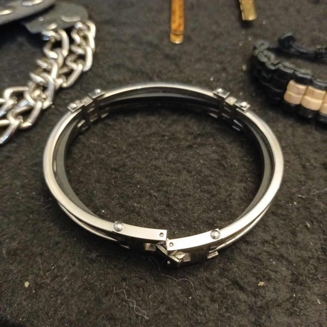 Cufflinks, Tie Clips , Bracelets bundle mixed lot joblot