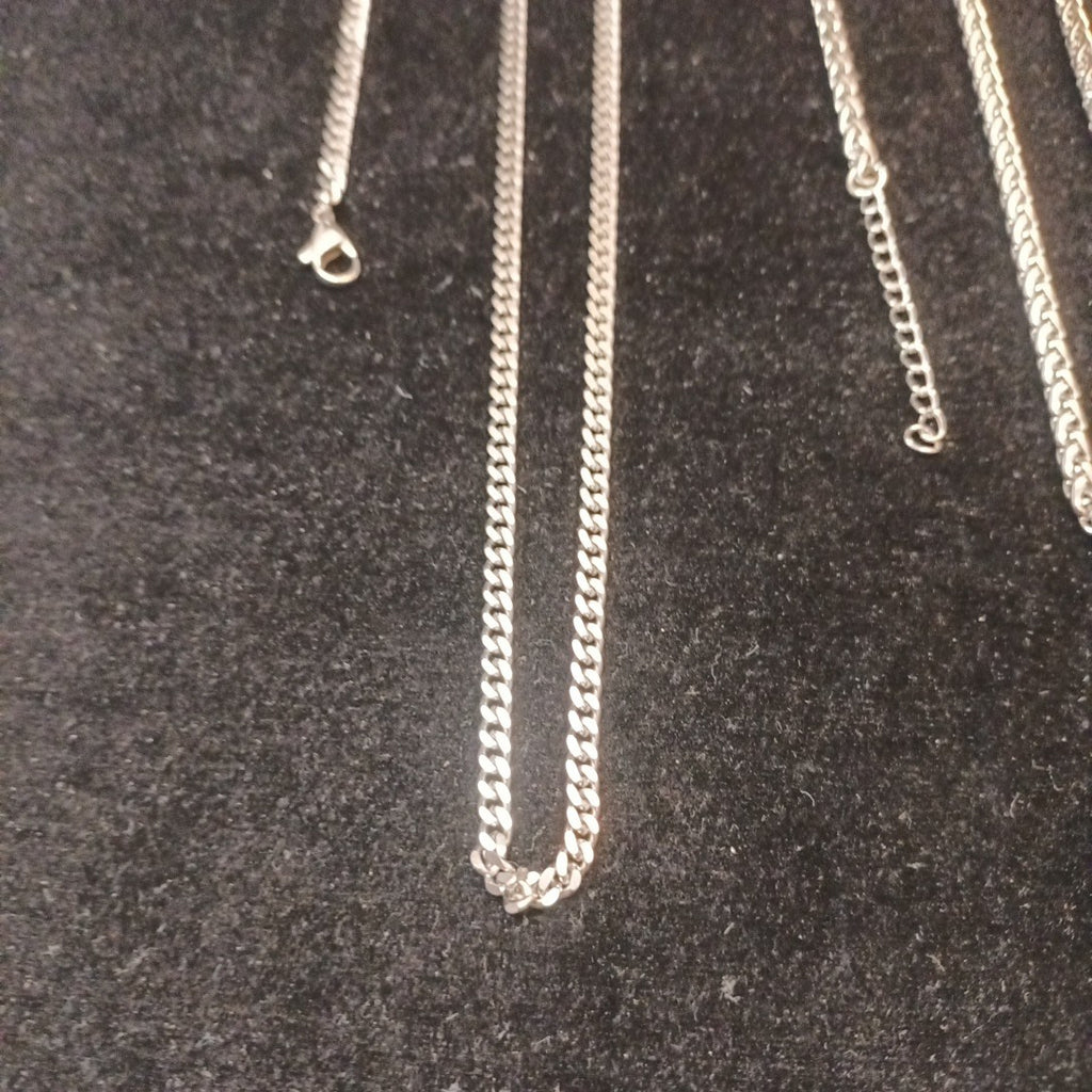 Silver Tone Costume Jewellery  Necklaces Bracelets Bundle Joblot 