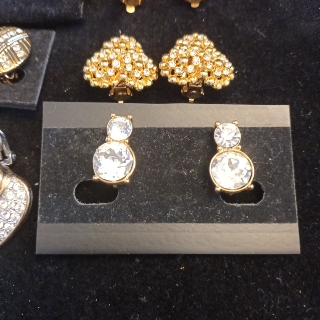 Clip On Earrings. Costume Jewellery Bundle