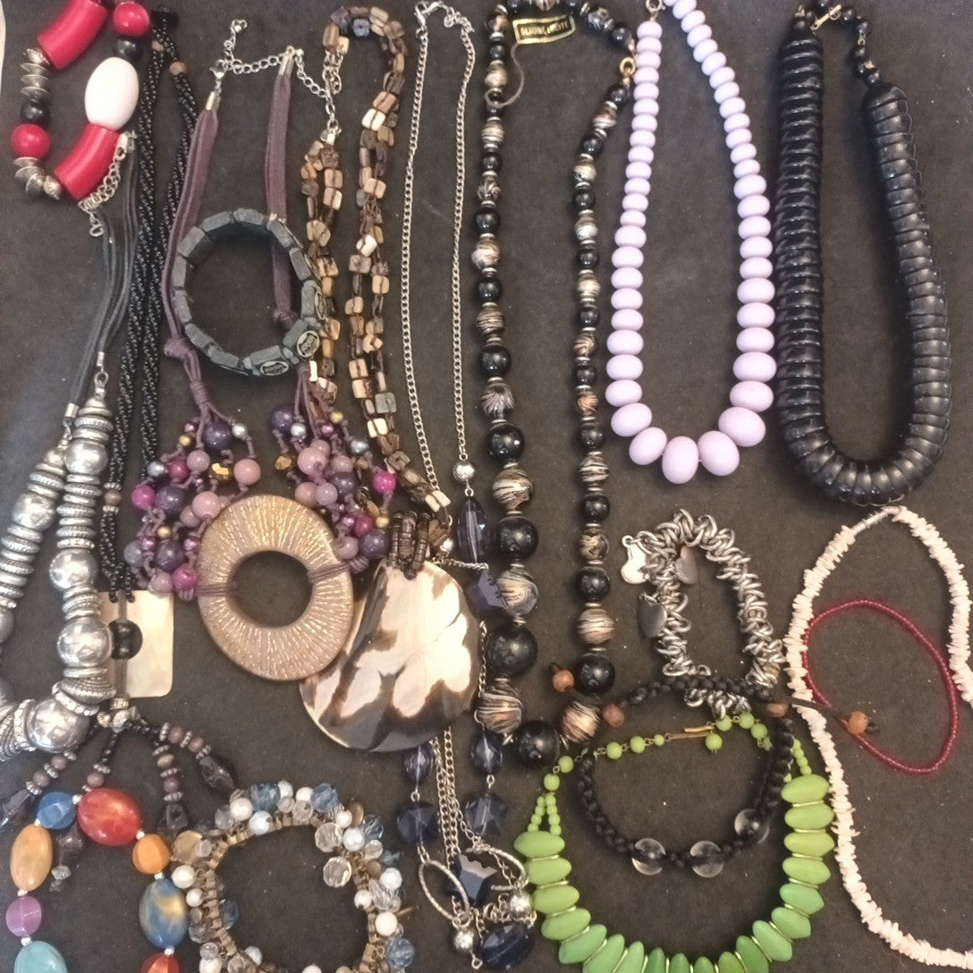 Costume Jewellery Necklaces Bracelets Bundle Joblot Mixed Lot