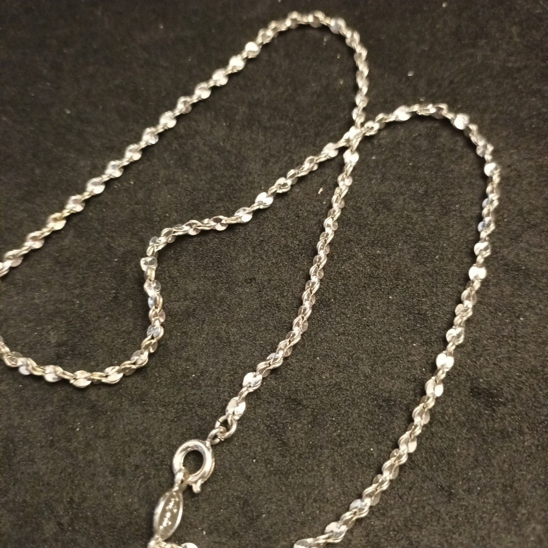 Napier Silver Tone Necklace 44cm