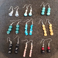 Earrings bundle. Pairs Of Earrings For Pierced Ears. Hoop Dangle Bundle Joblot