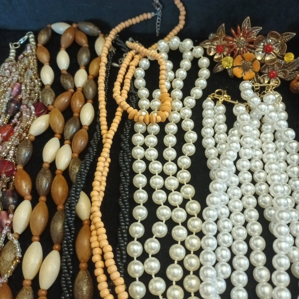 Costume Jewellery Necklaces Bracelets Bundle Joblot Mixed Lot