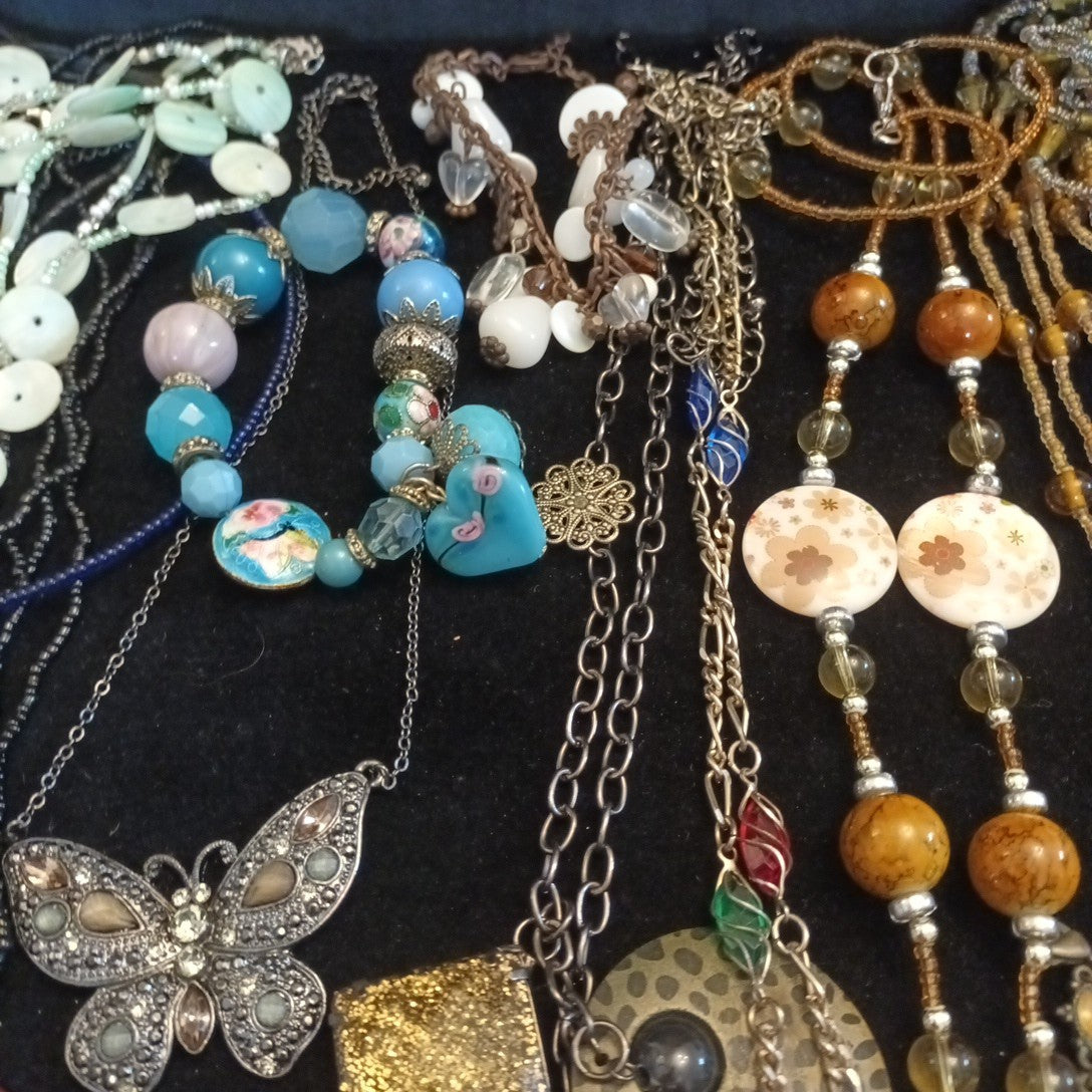 Costume Jewellery Necklaces Bracelets Bundle Joblot Mixed Lot