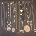 Costume Jewellery Necklaces Bracelets Bundle Joblot Glass Gem Stones Ceramic