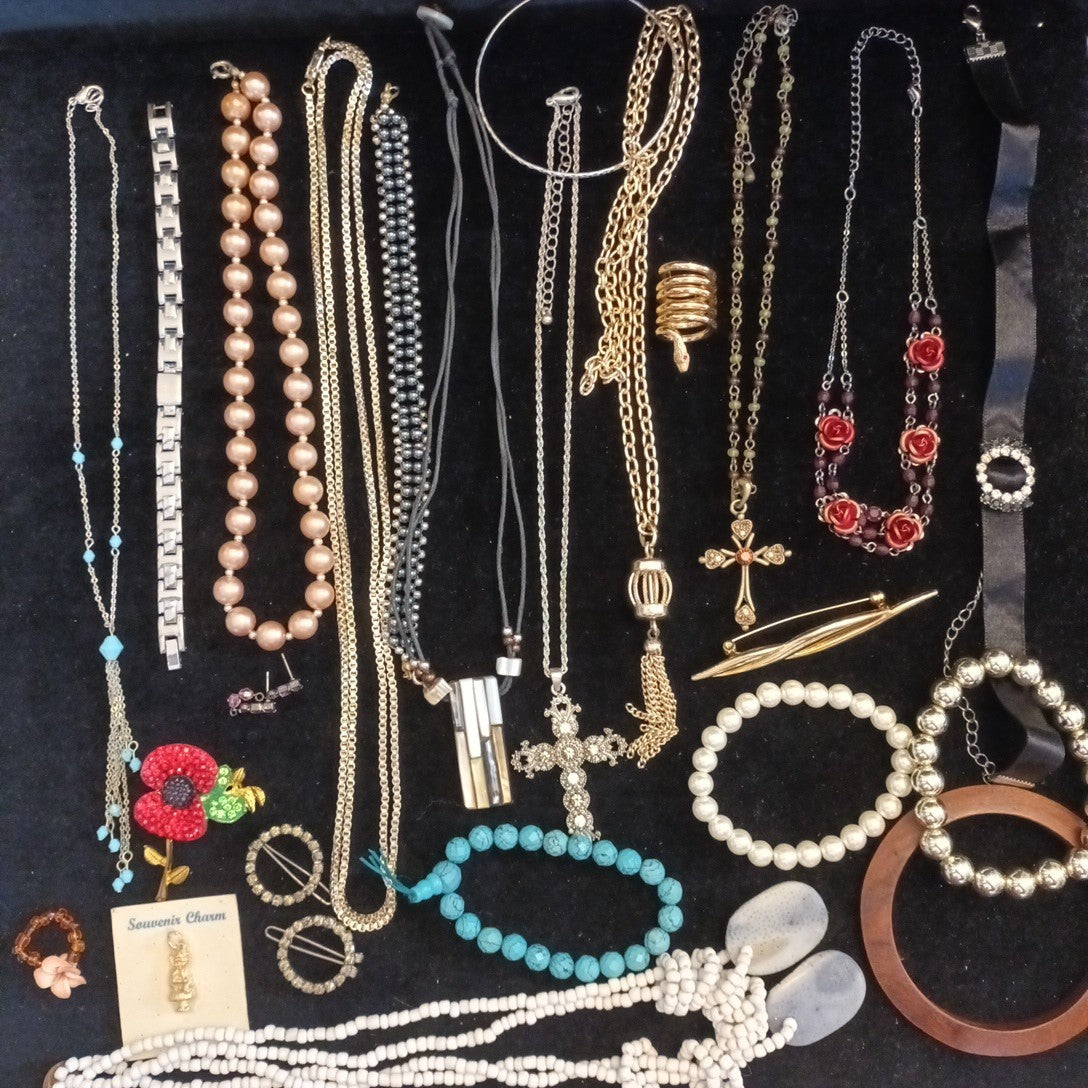 Costume Jewellery Necklaces Bracelets Bundle Joblot Mixed Lot