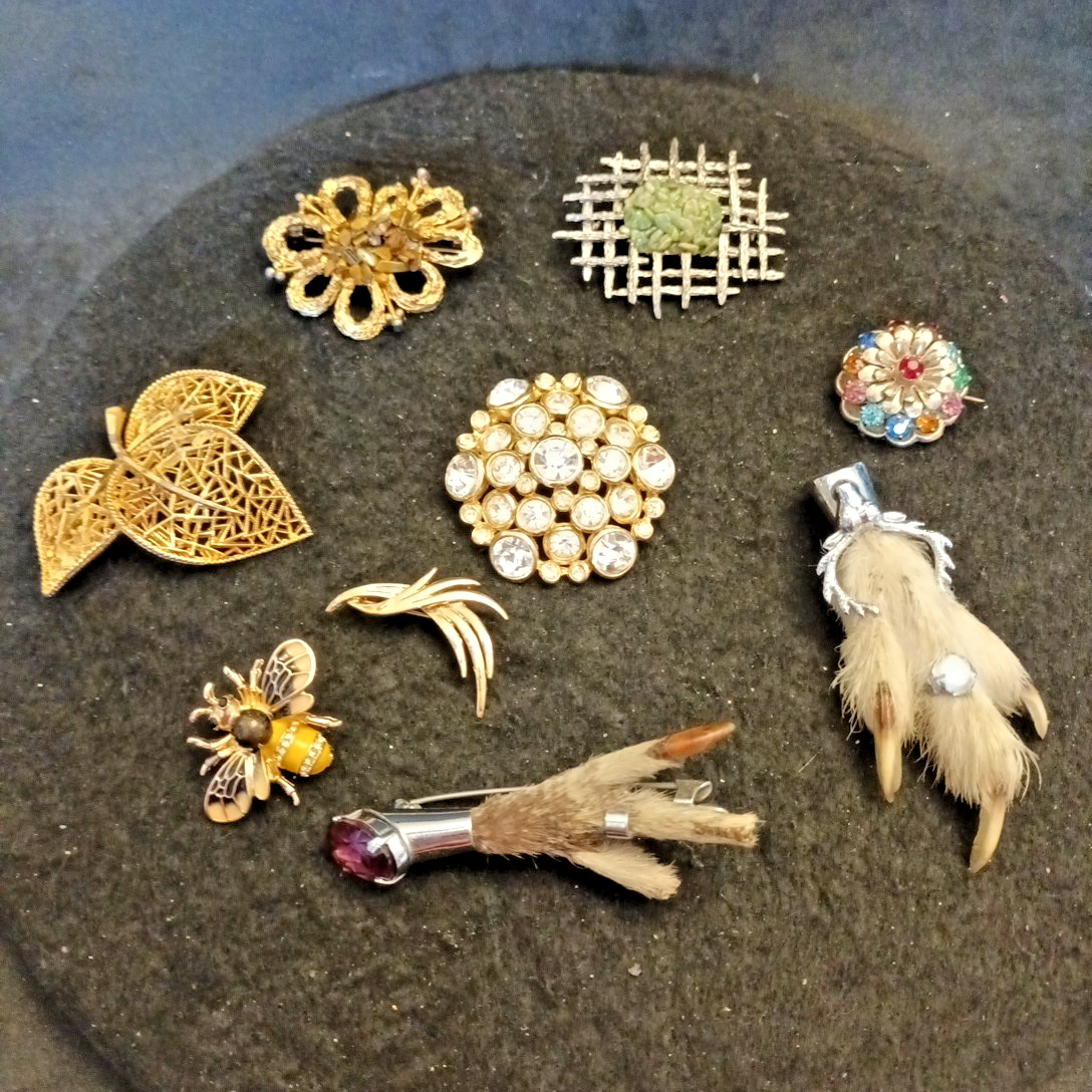 Brooch Bundle Costume Jewellery Brooches Mixed Lot