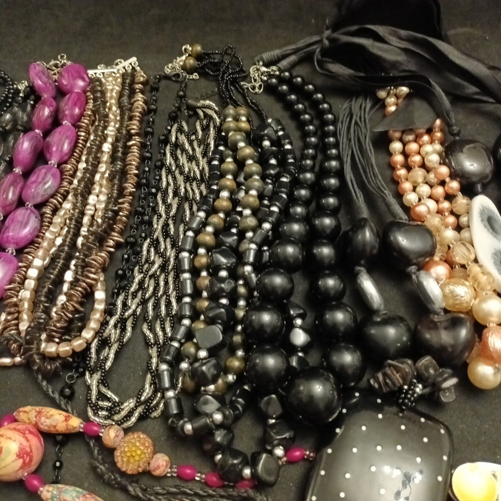 Costume Jewellery Necklaces Bracelets Bundle Joblot Mixed Lot 