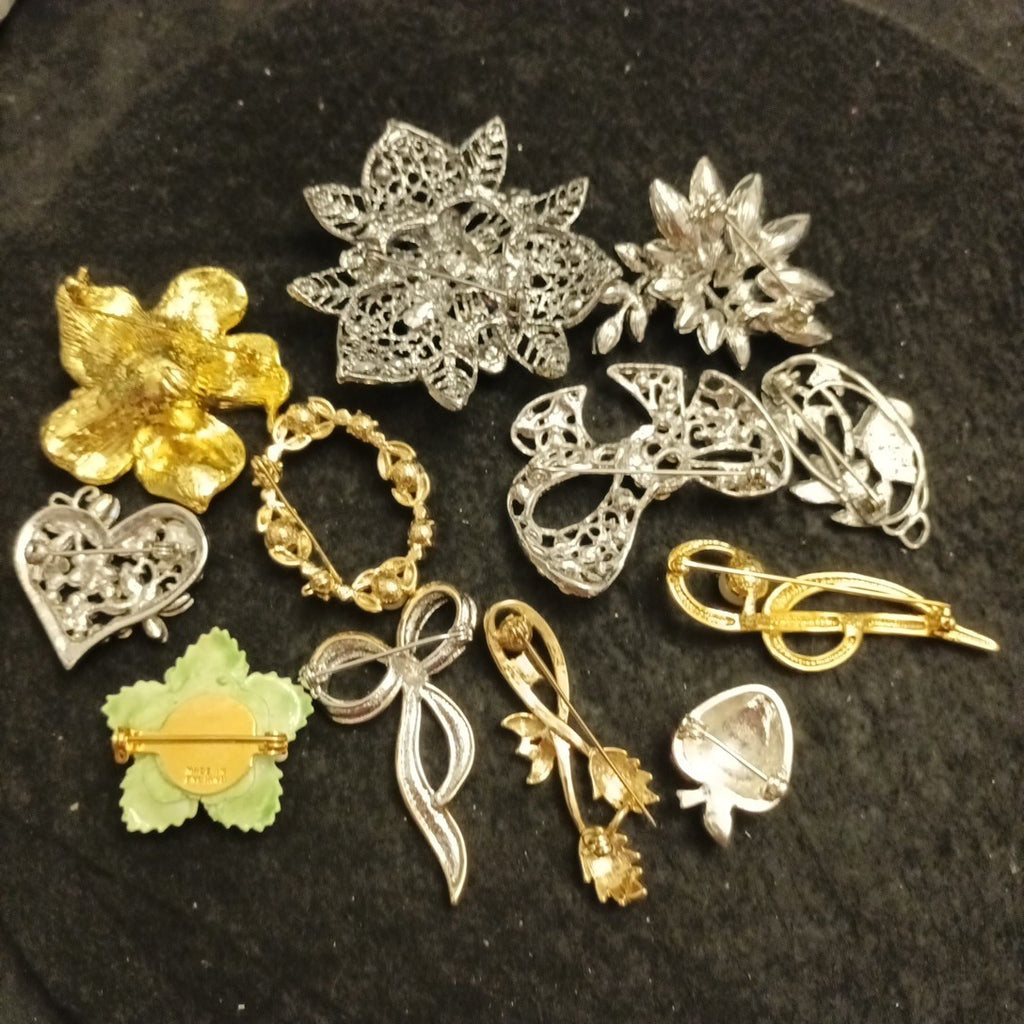 Brooch Bundle Costume Jewellery Brooches Mixed Lot
