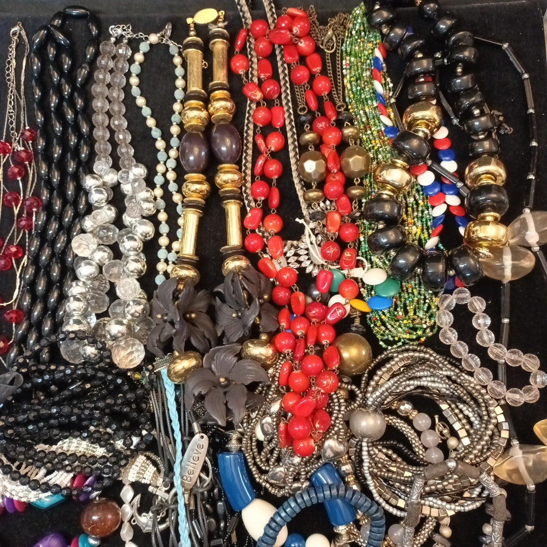 Costume Jewellery Necklaces Bracelets Bundle Joblot Mixed Lot