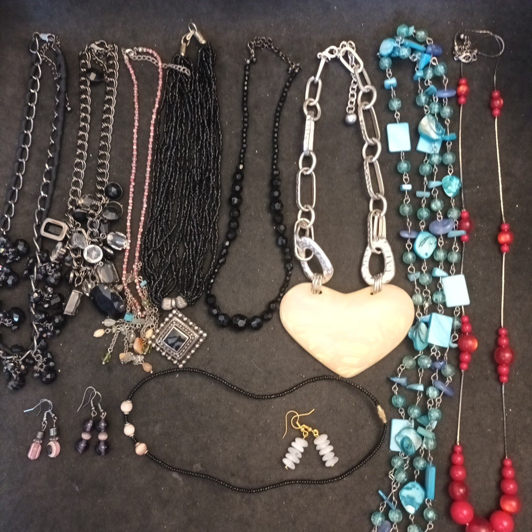 Costume Jewellery Necklaces Bracelets Bundle Joblot Mixed Lot