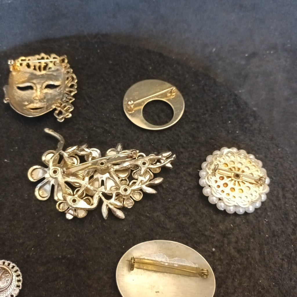 Brooch Bundle Costume Jewellery Brooches Mixed Lot