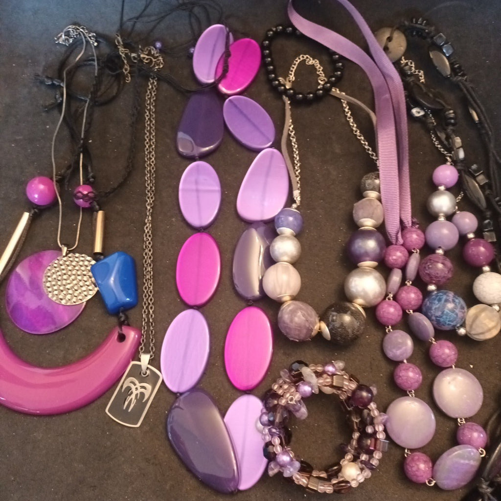 Costume Jewellery Necklaces Bracelets Bundle Joblot Mixed Lot