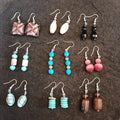 Earrings bundle. Pairs Of Earrings For Pierced Ears. Hoop Dangle Bundle Joblot