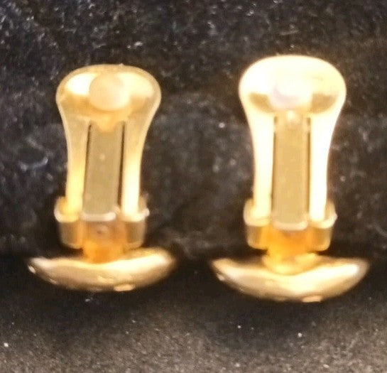 Clara Studios Inc Gold Tone Clip On Earrings