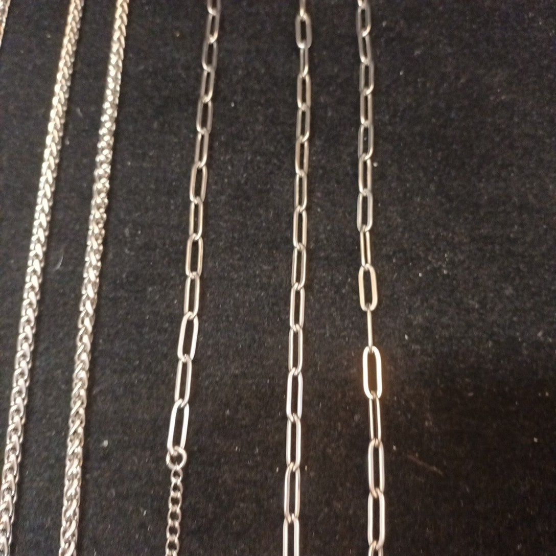 Silver Tone Costume Jewellery  Necklaces Bracelets Bundle Joblot 