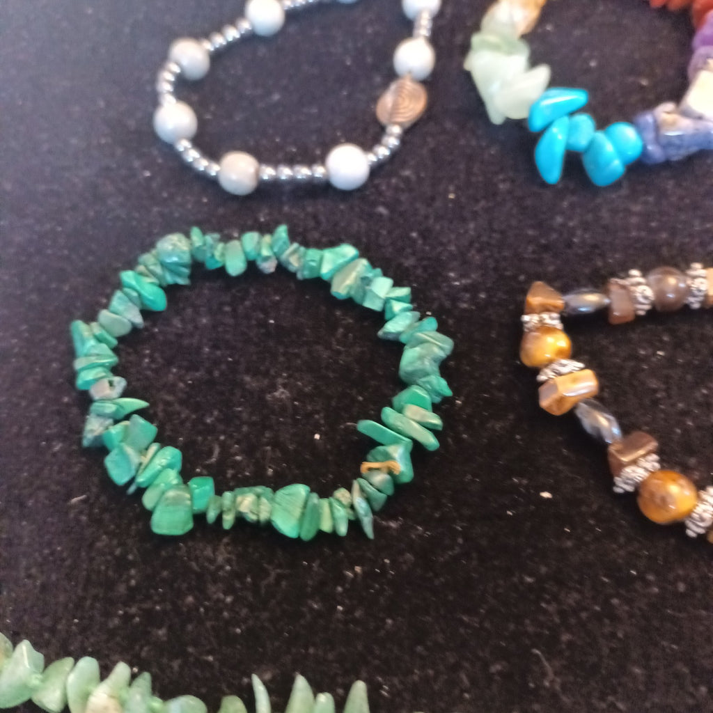 Gemstone Chips Necklaces and Bracelets Bundle Joblot Mixed lot
