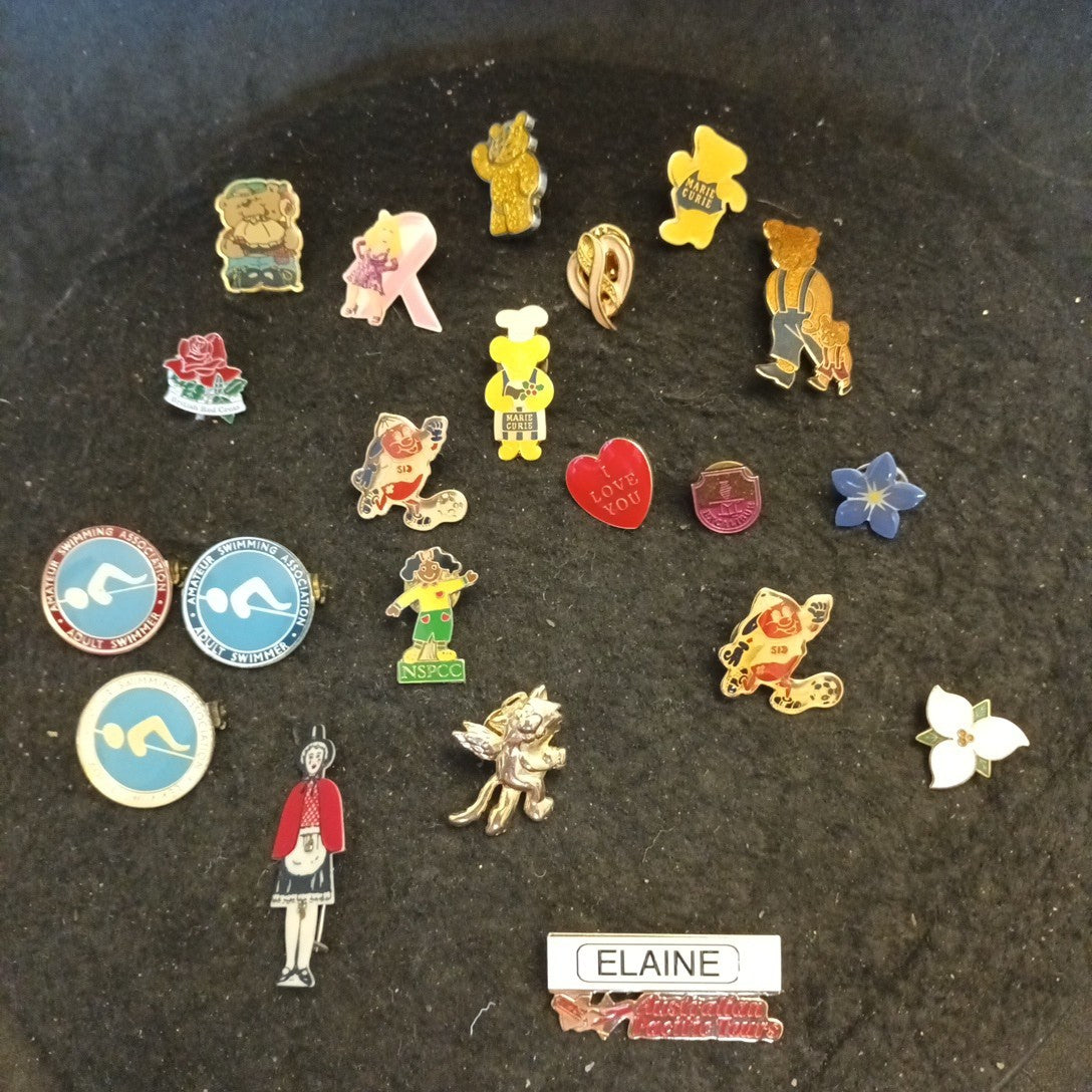 Badges Button Badges Pins Bundle Assorted Lot