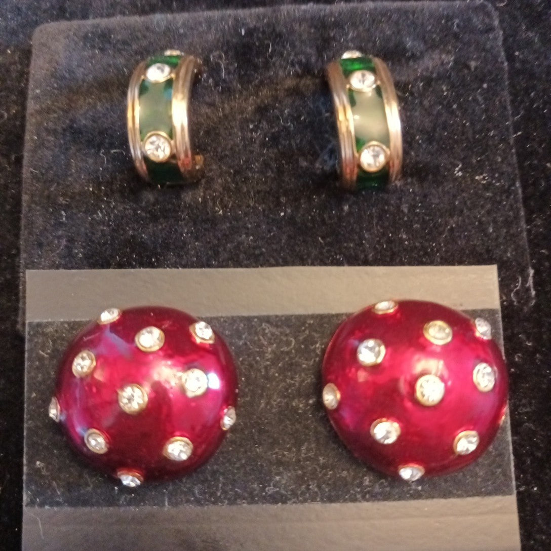 Clip On Earrings. Costume Jewellery Bundle