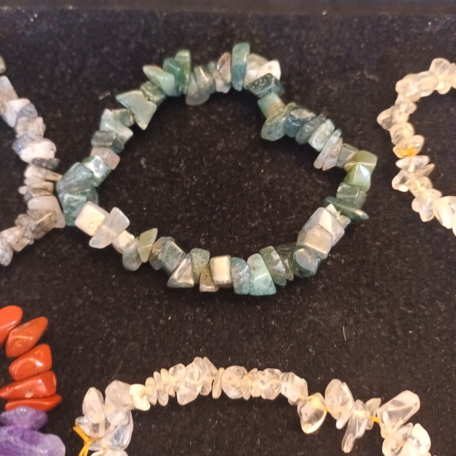 Gemstone Chips Necklaces and Bracelets Bundle Joblot Mixed lot