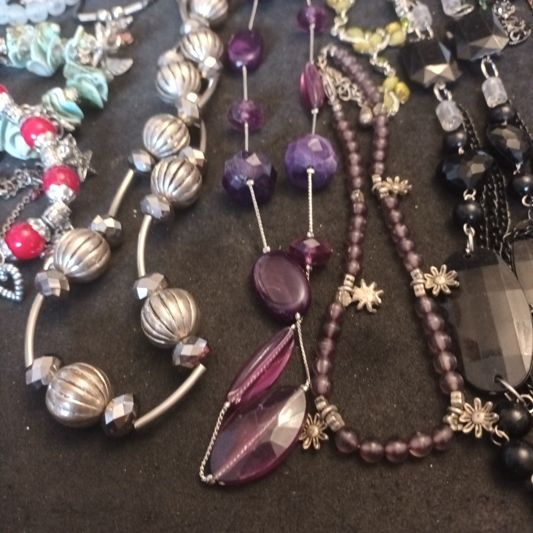 Costume Jewellery Necklaces Bracelets Bundle Joblot Mixed Lot