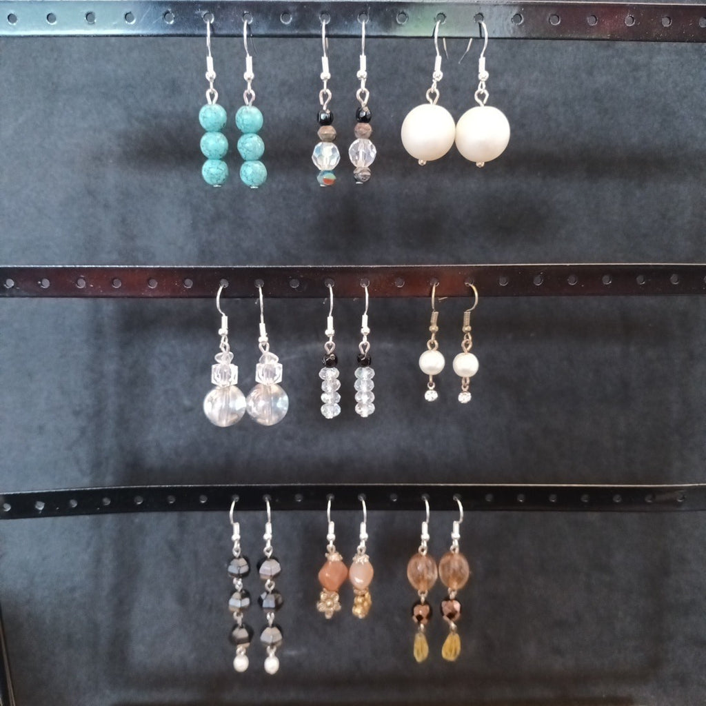 Handmade Earrings For Pierced Ears. Dangle Earrings Bundle Joblot