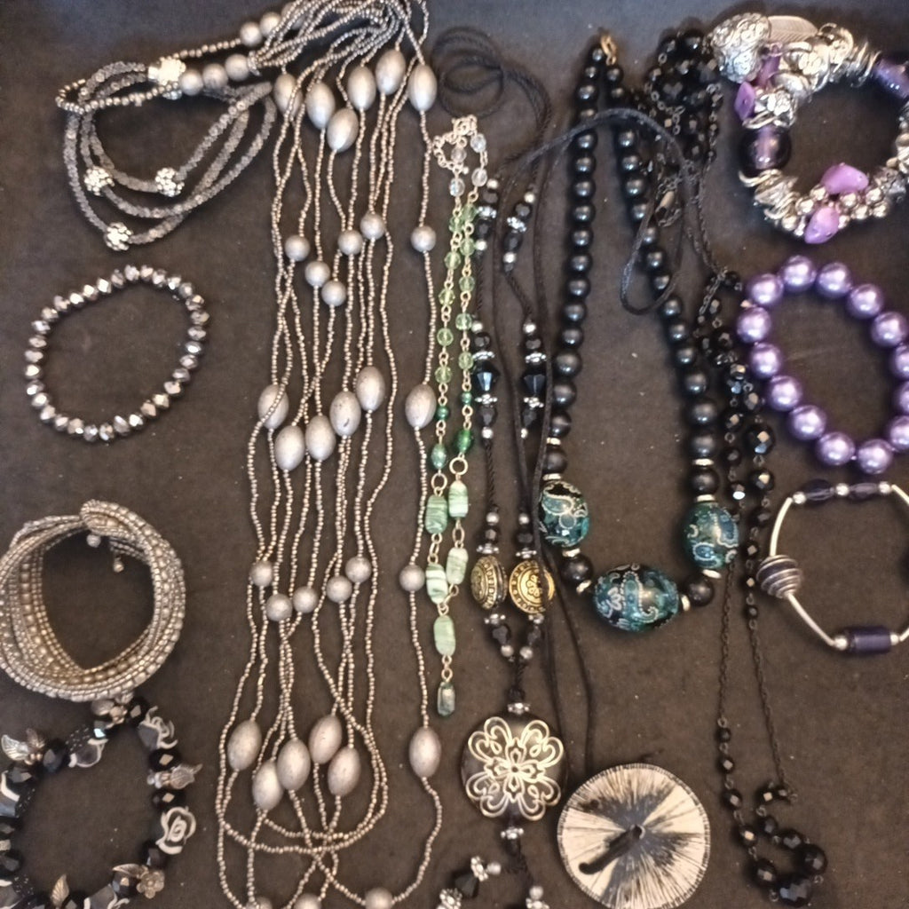 Costume Jewellery Necklaces Bracelets Bundle Joblot Mixed Lot