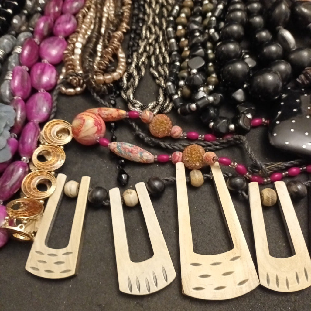 Costume Jewellery Necklaces Bracelets Bundle Joblot Mixed Lot 