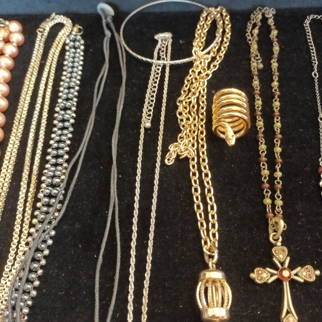 Costume Jewellery Necklaces Bracelets Bundle Joblot Mixed Lot
